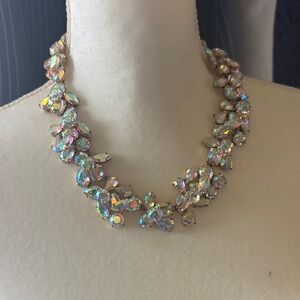 J. Crew Iridescent Crystal Cluster Necklace